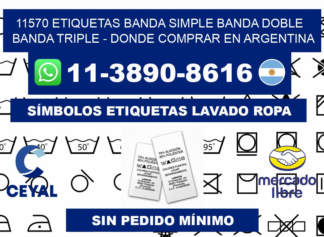 11570 etiquetas banda simple banda doble banda triple - Donde Comprar en Argentina