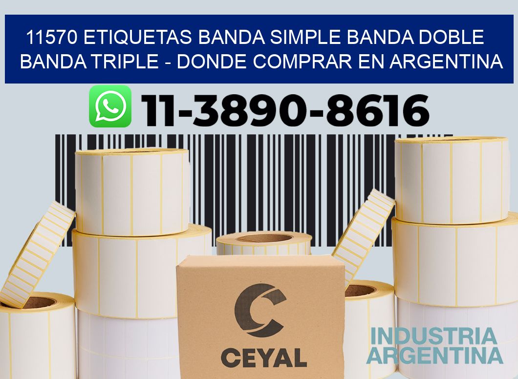11570 etiquetas banda simple banda doble banda triple - Donde Comprar en Argentina