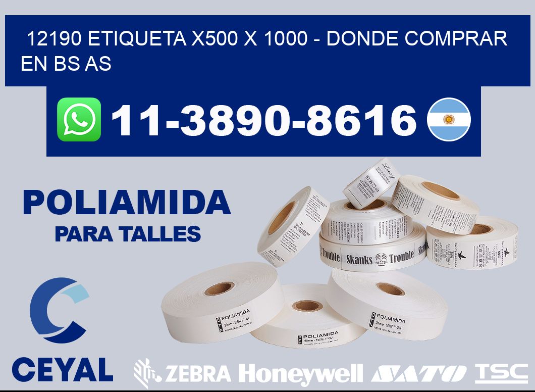 12190 etiqueta x500 x 1000 - Donde Comprar en bs as