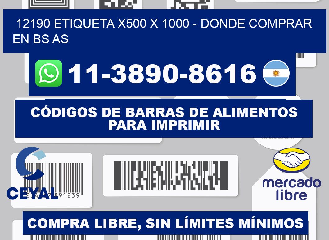 12190 etiqueta x500 x 1000 - Donde Comprar en bs as