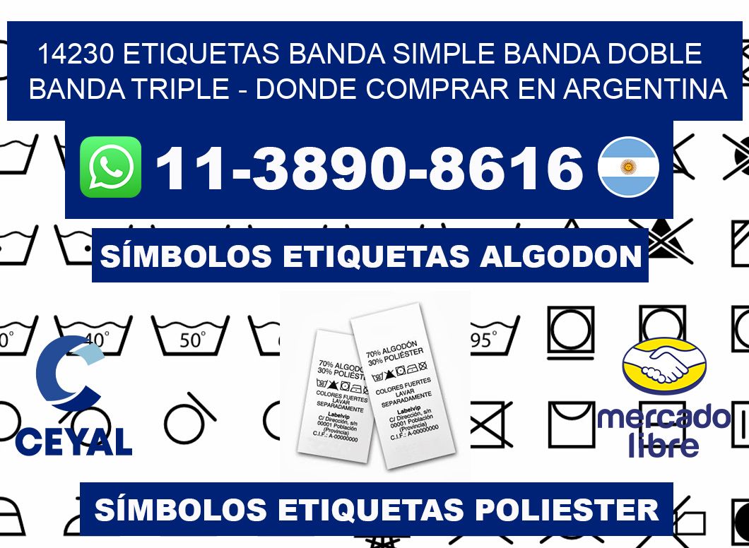 14230 etiquetas banda simple banda doble banda triple - Donde Comprar en Argentina