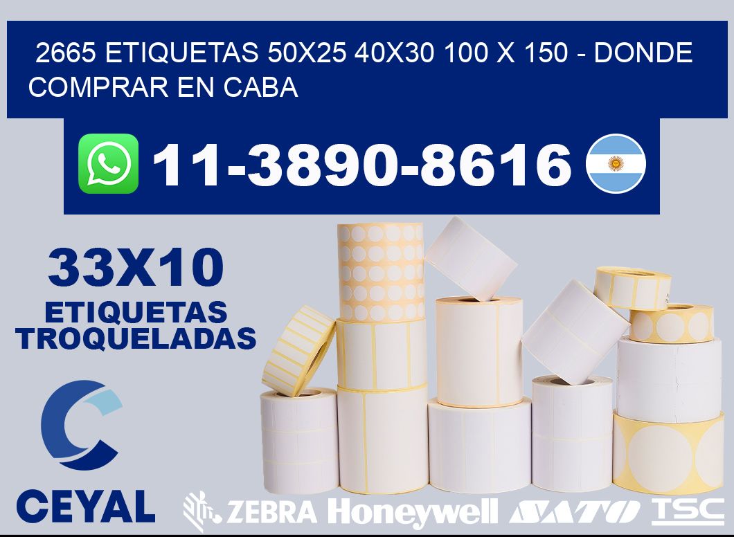 2665 etiquetas 50x25 40x30 100 x 150 - Donde Comprar en Caba