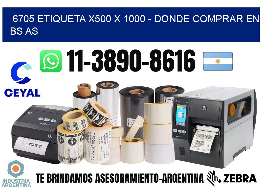 6705 etiqueta x500 x 1000 - Donde Comprar en bs as