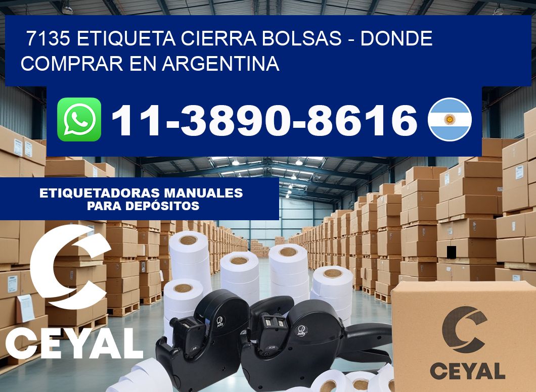 7135 etiqueta Cierra Bolsas – Donde Comprar en Argentina