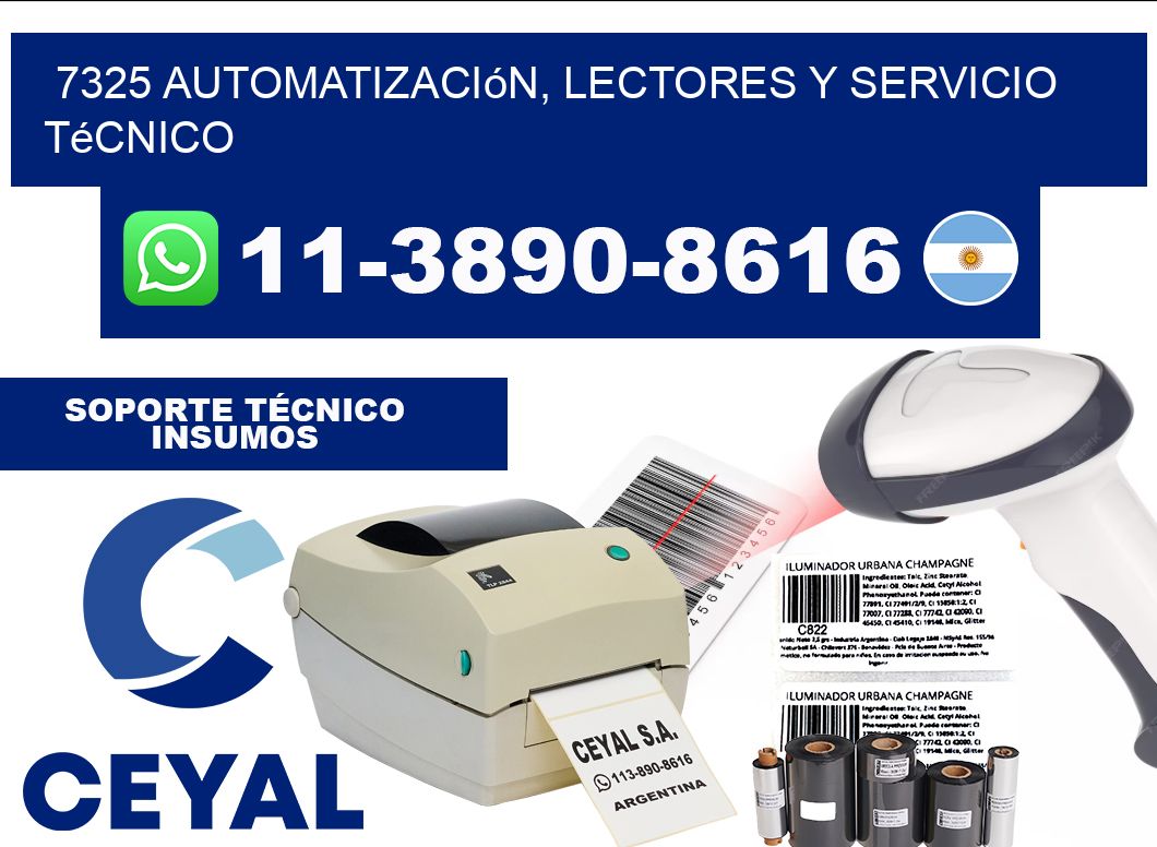 7325 Automatización, Lectores y Servicio Técnico
