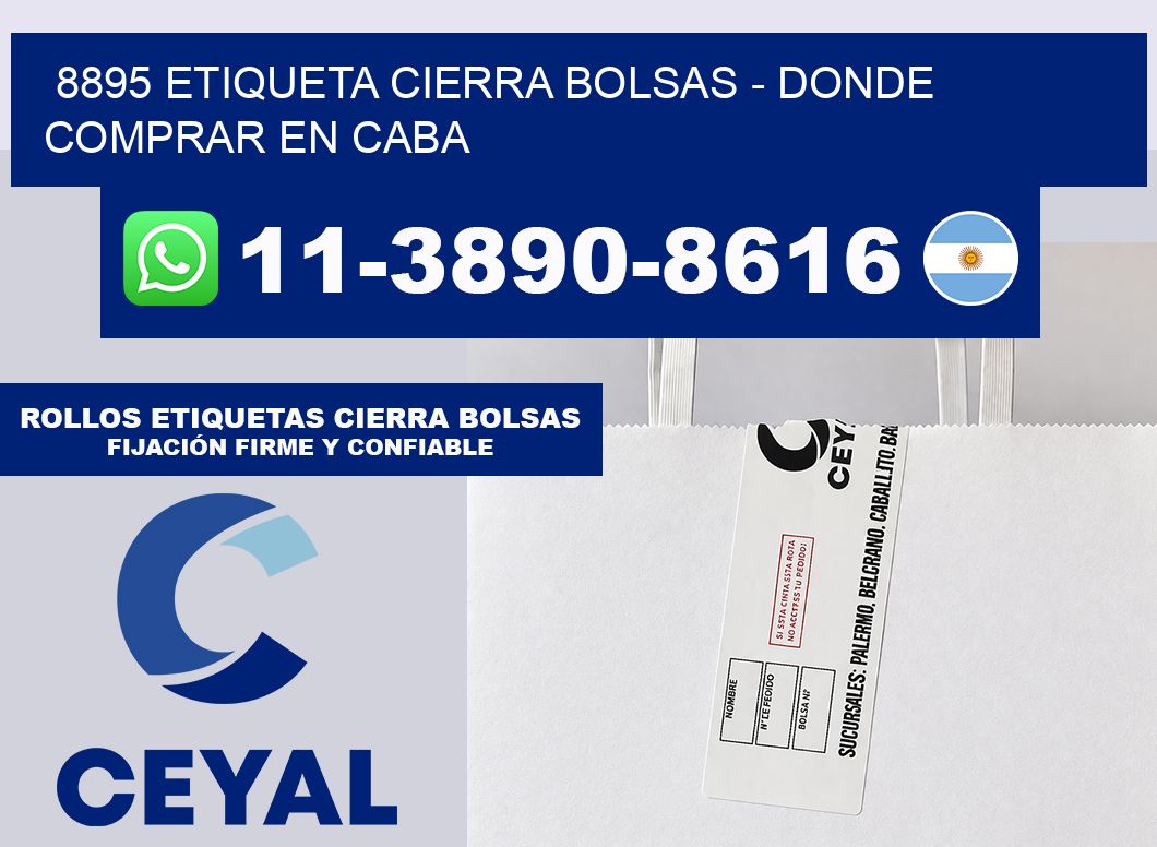8895 etiqueta Cierra Bolsas – Donde Comprar en Caba