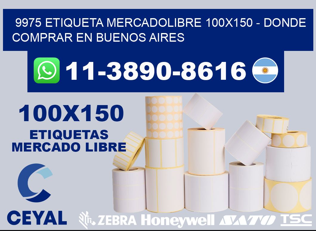 9975 etiqueta MercadoLibre 100x150 - Donde Comprar en Buenos Aires