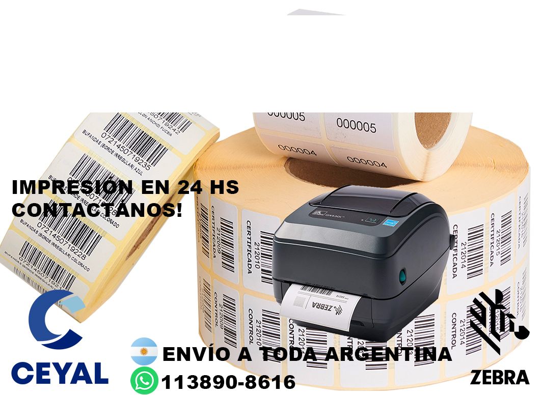 Donde Comprar etiquetas alimentos 22 x 64 en TODO EL PAIS? Buenos Aires - Stock permanente