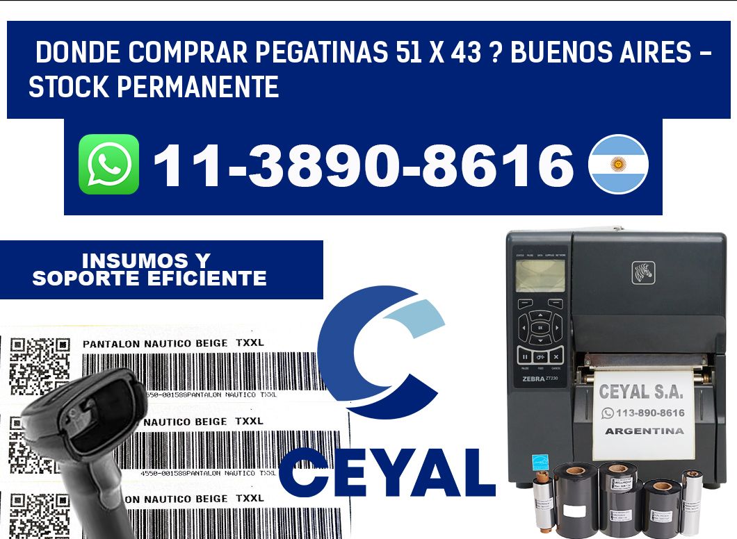 Donde Comprar pegatinas 51 x 43 ? Buenos Aires - Stock permanente