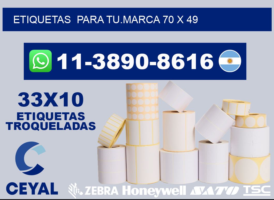 Etiquetas para tu.marca 70 x 49