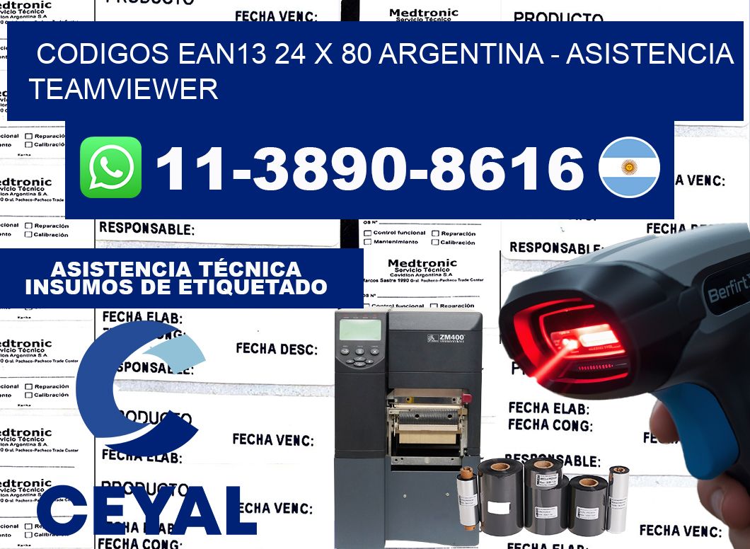 codigos ean13 24 x 80 argentina - asistencia teamviewer