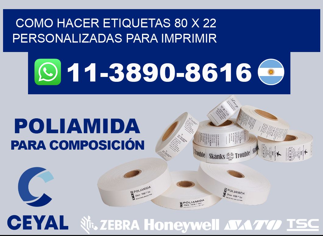como hacer etiquetas 80 x 22 personalizadas para imprimir