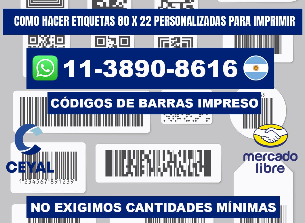 como hacer etiquetas 80 x 22 personalizadas para imprimir