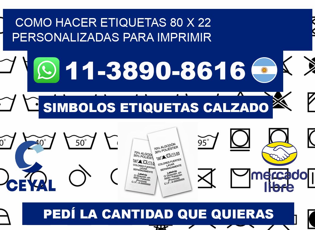 como hacer etiquetas 80 x 22 personalizadas para imprimir