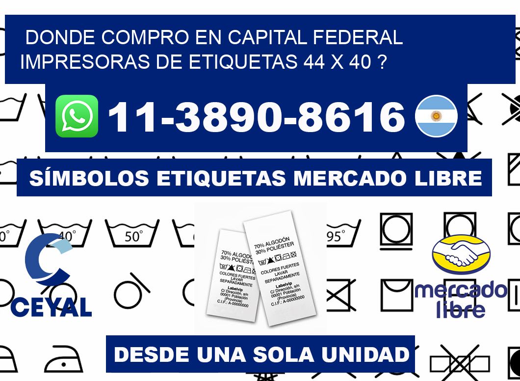 donde compro en capital federal impresoras de etiquetas 44 x 40 ?