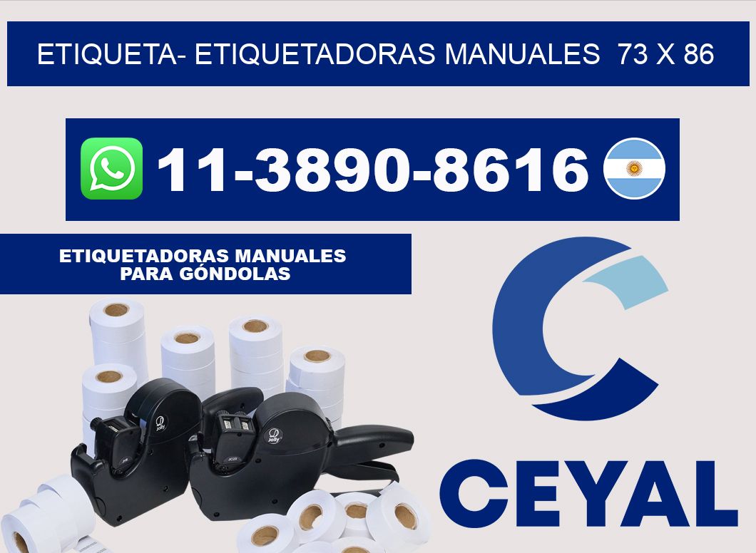 etiqueta- Etiquetadoras Manuales 73 x 86