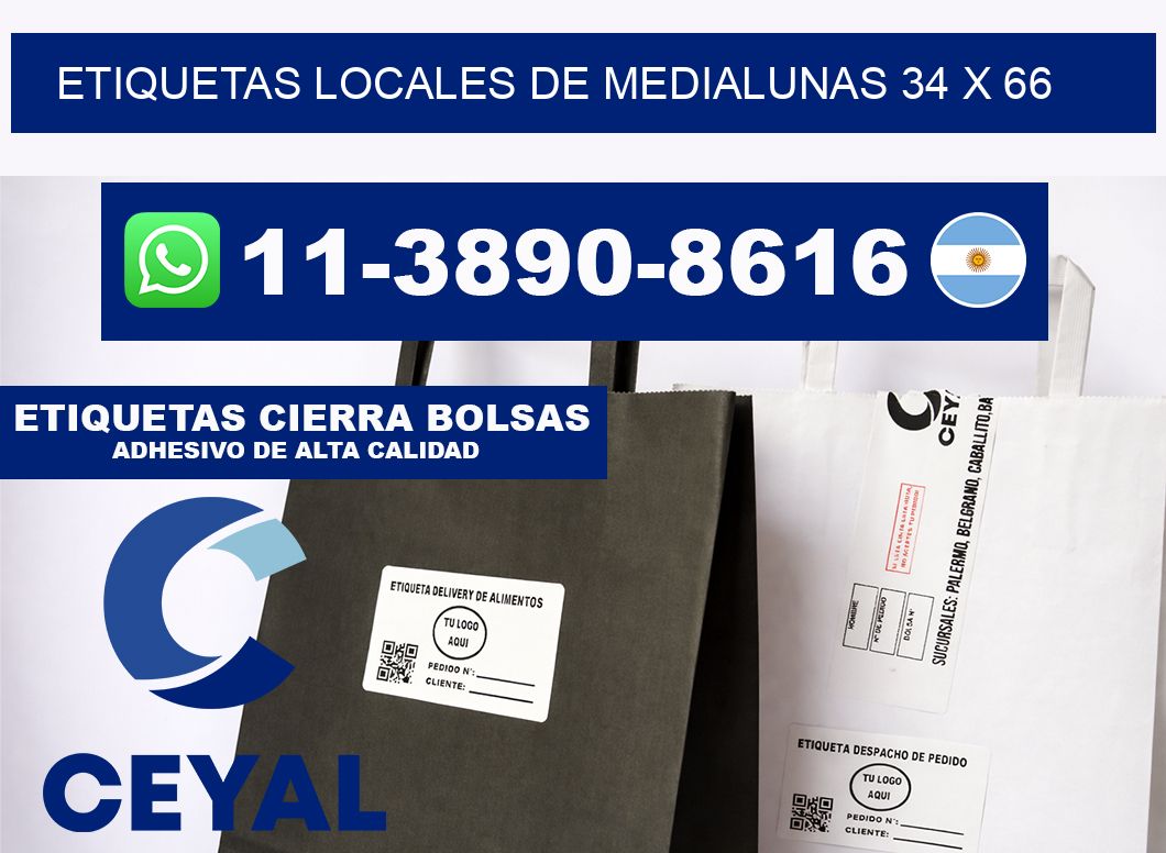 etiquetas locales de medialunas 34 x 66