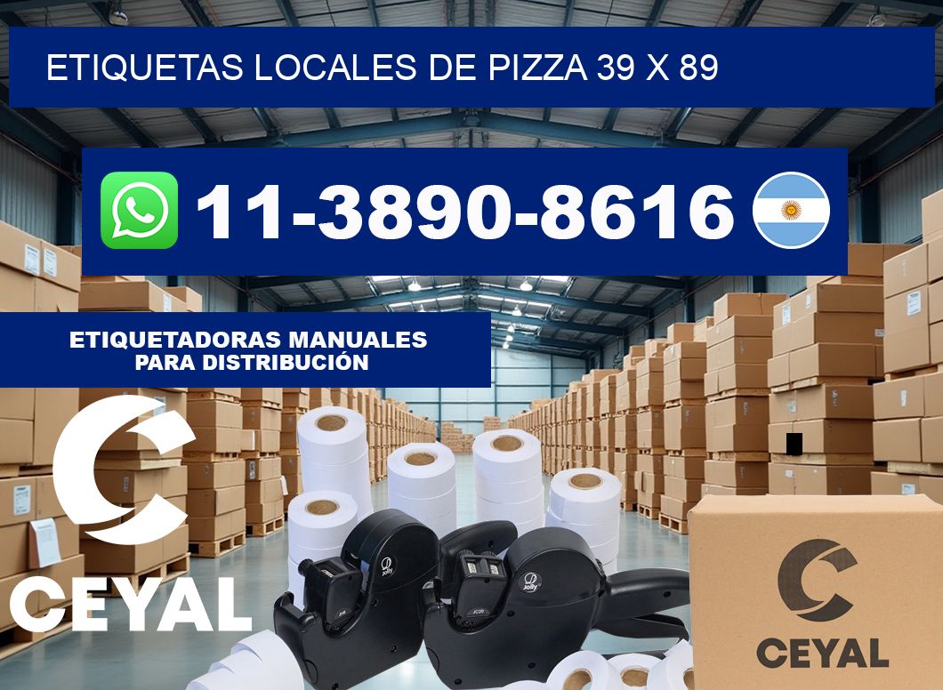 etiquetas locales de pizza 39 x 89