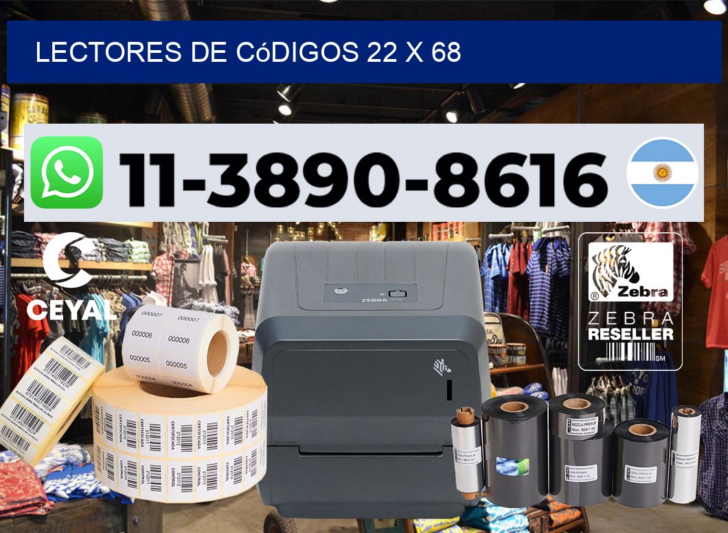 lectores de códigos 22 x 68