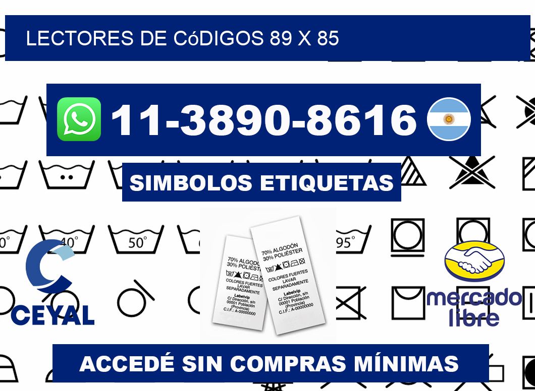 lectores de códigos 89 x 85