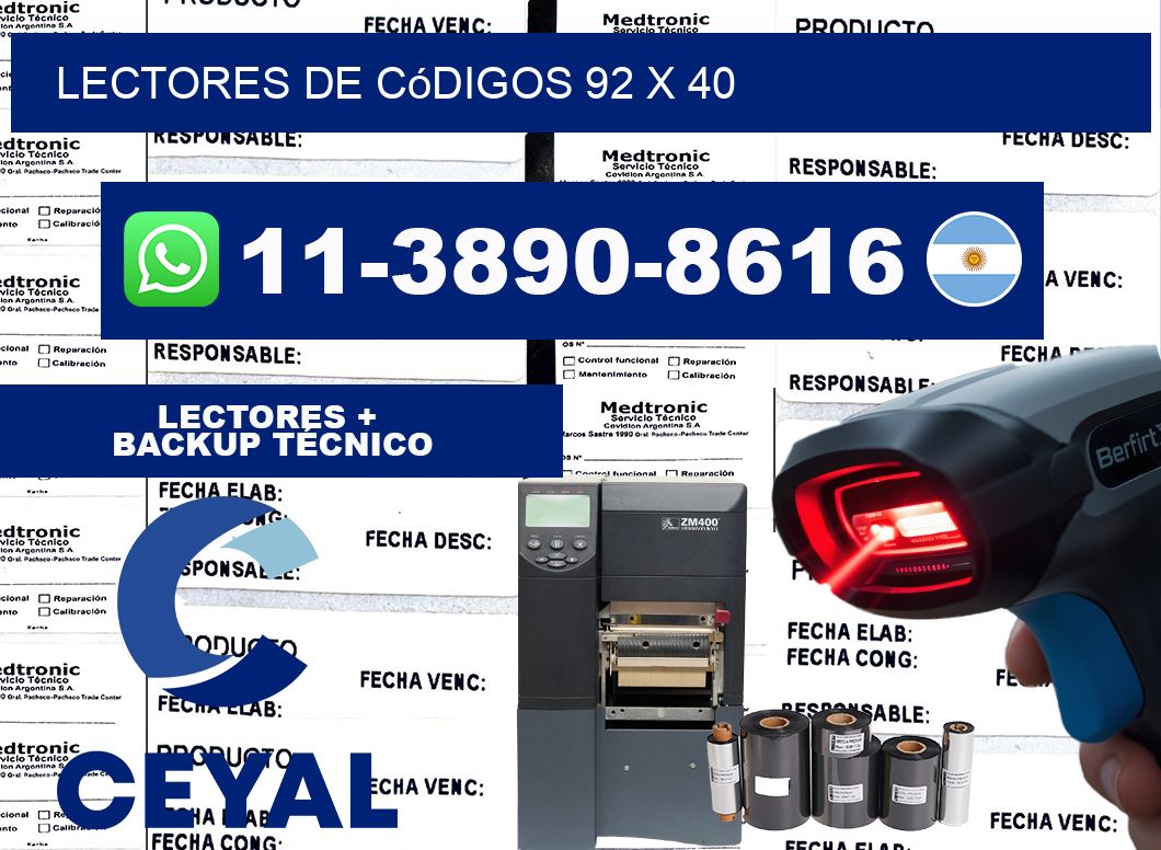 lectores de códigos 92 x 40