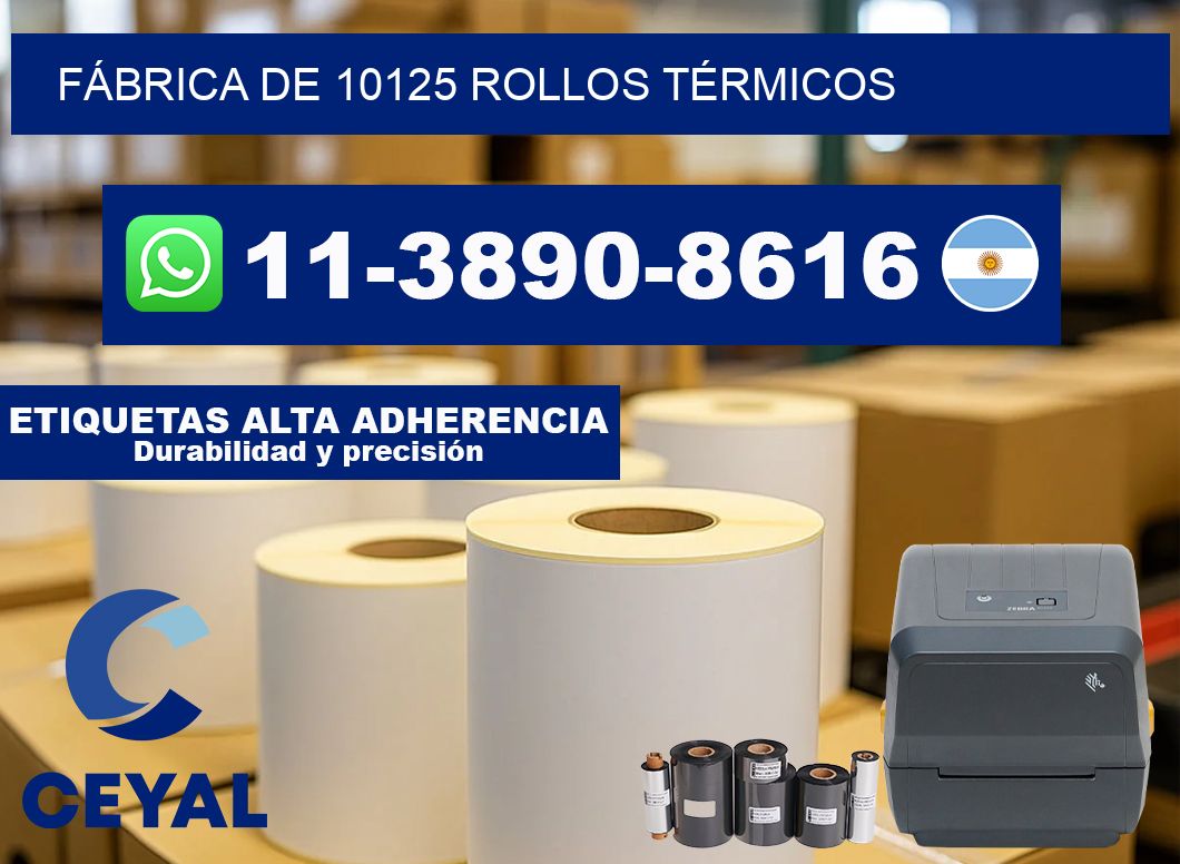 FÁBRICA DE 10125 ROLLOS TÉRMICOS