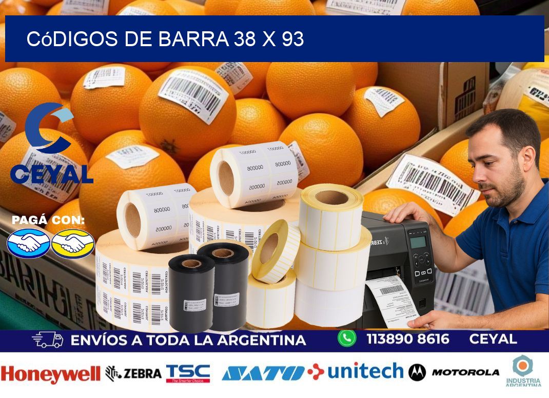 códigos de barra 38 x 93