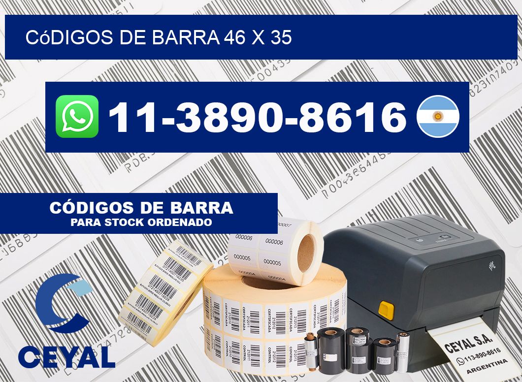 códigos de barra 46 x 35