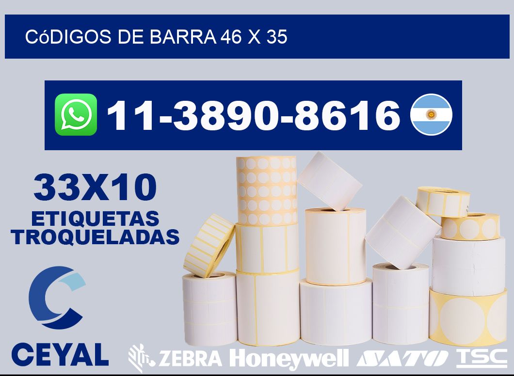 códigos de barra 46 x 35