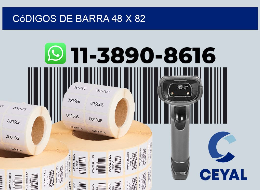 códigos de barra 48 x 82