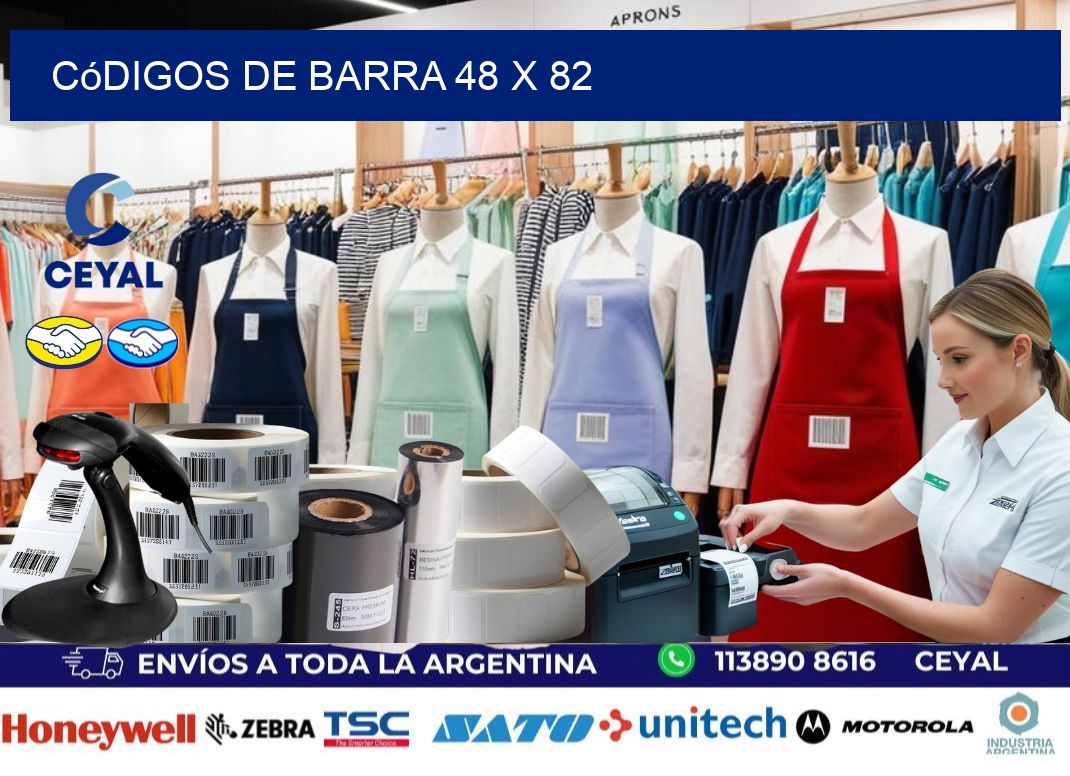 códigos de barra 48 x 82