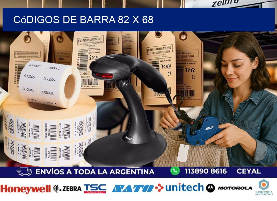 códigos de barra 82 x 68