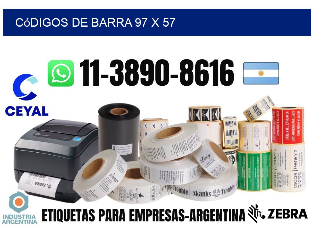 códigos de barra 97 x 57