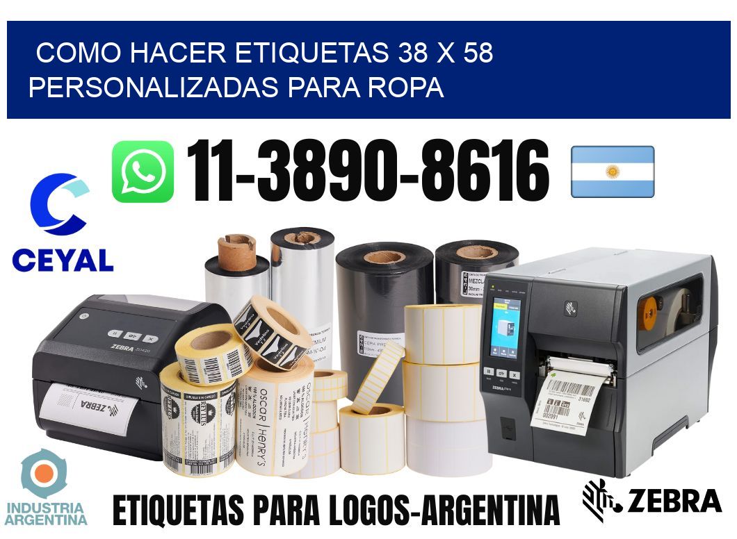 como hacer etiquetas 38 x 58 personalizadas para ropa
