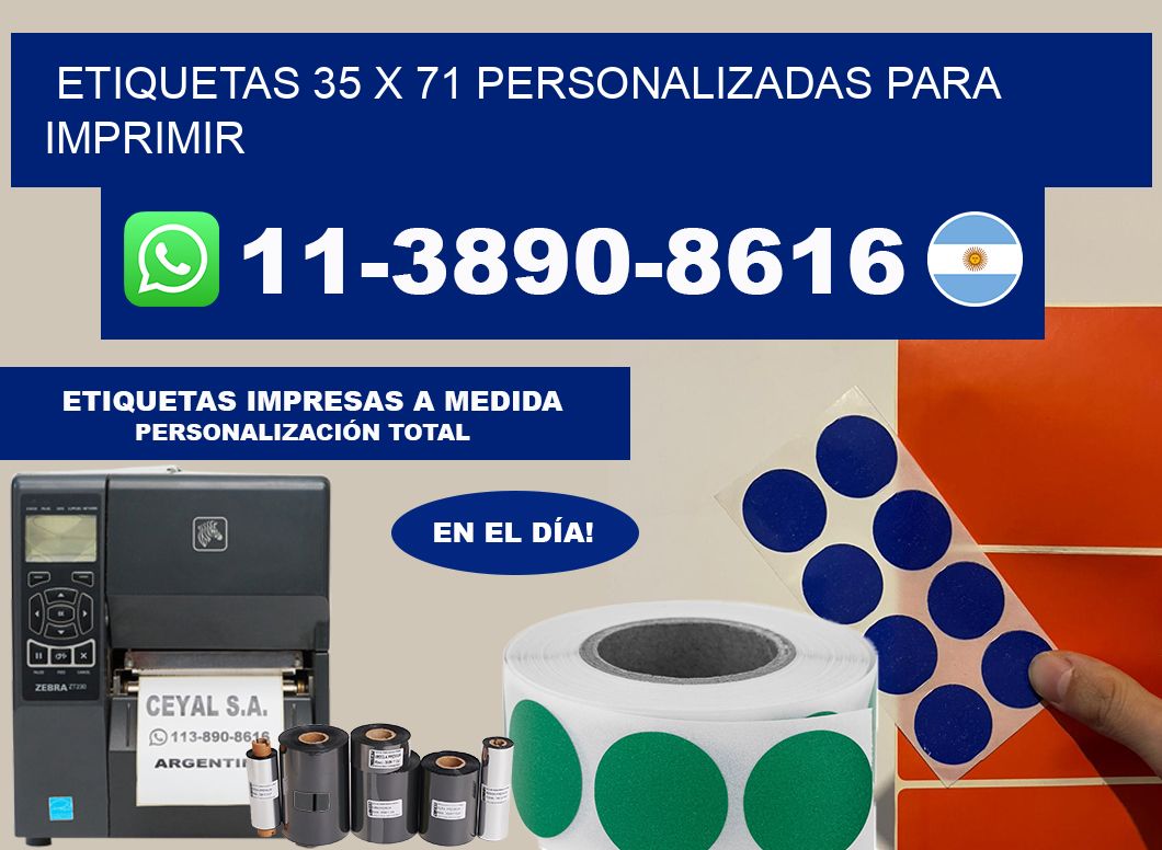 etiquetas 35 x 71 personalizadas para imprimir