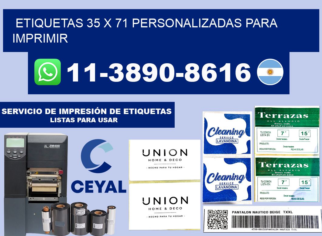 etiquetas 35 x 71 personalizadas para imprimir