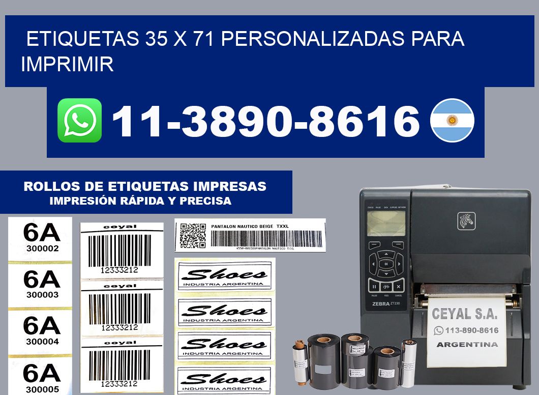 etiquetas 35 x 71 personalizadas para imprimir