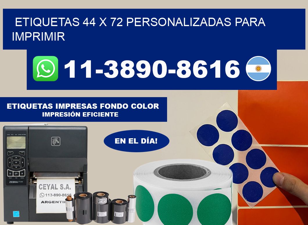 etiquetas 44 x 72 personalizadas para imprimir