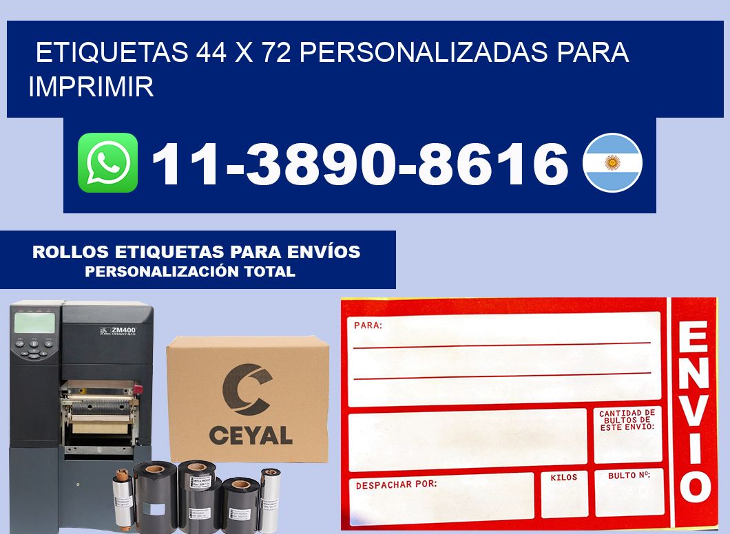 etiquetas 44 x 72 personalizadas para imprimir