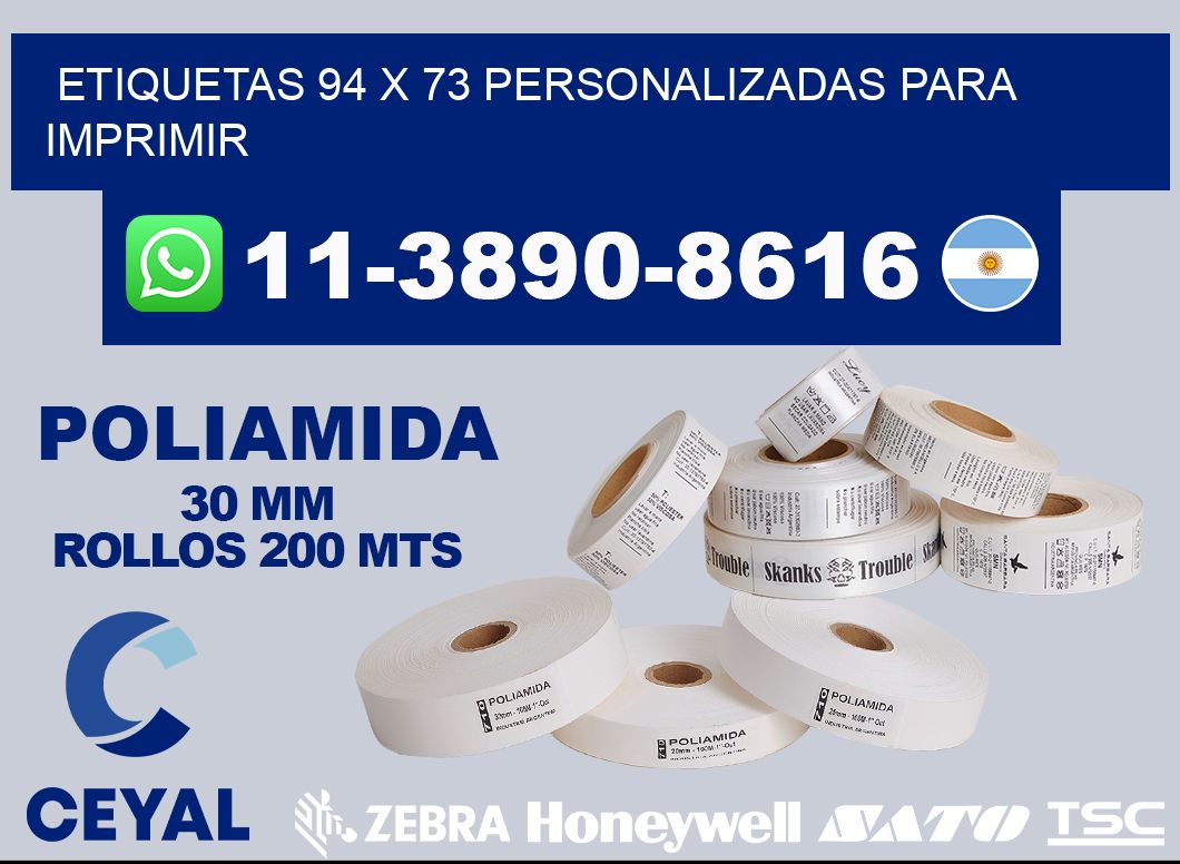etiquetas 94 x 73 personalizadas para imprimir