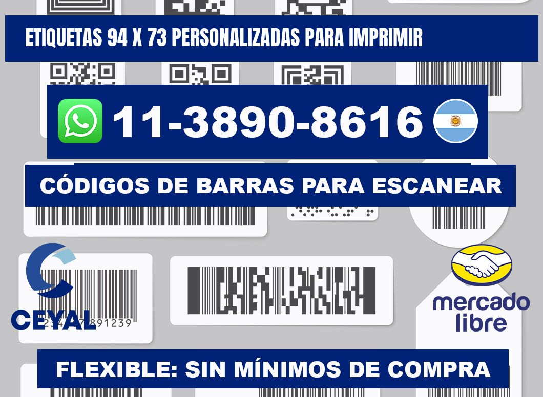 etiquetas 94 x 73 personalizadas para imprimir