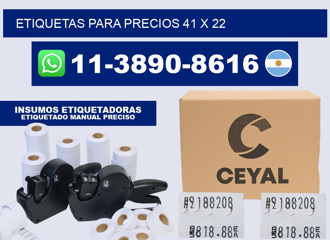 etiquetas para precios 41 x 22