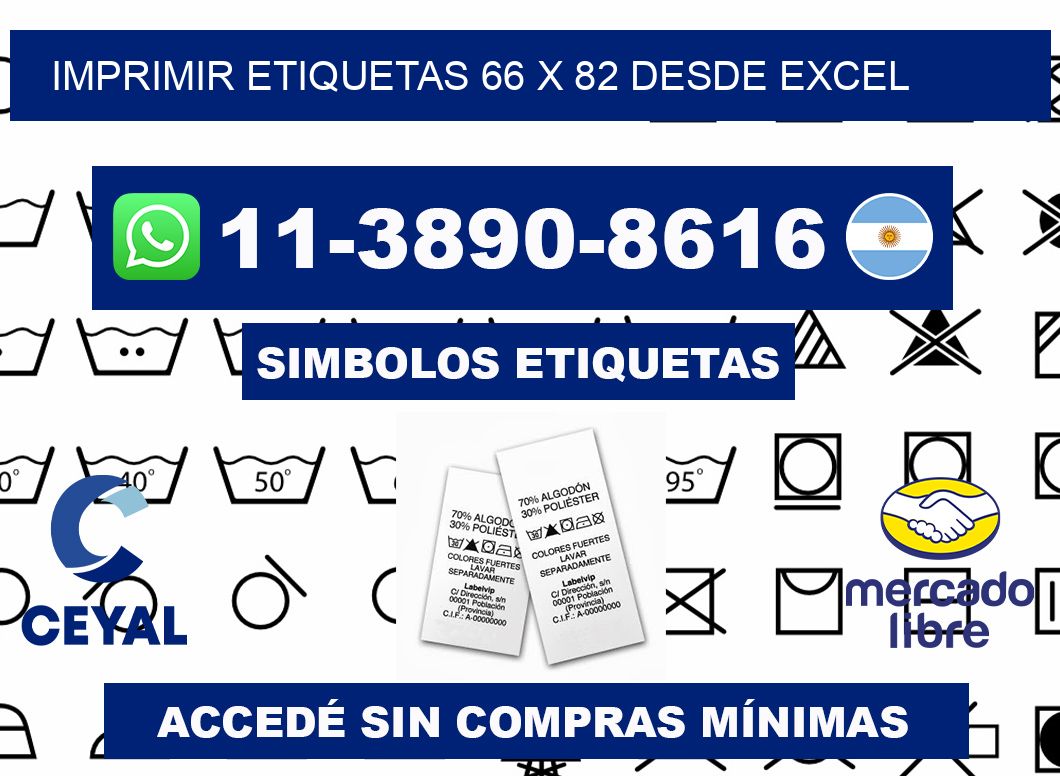 imprimir etiquetas 66 x 82 desde excel