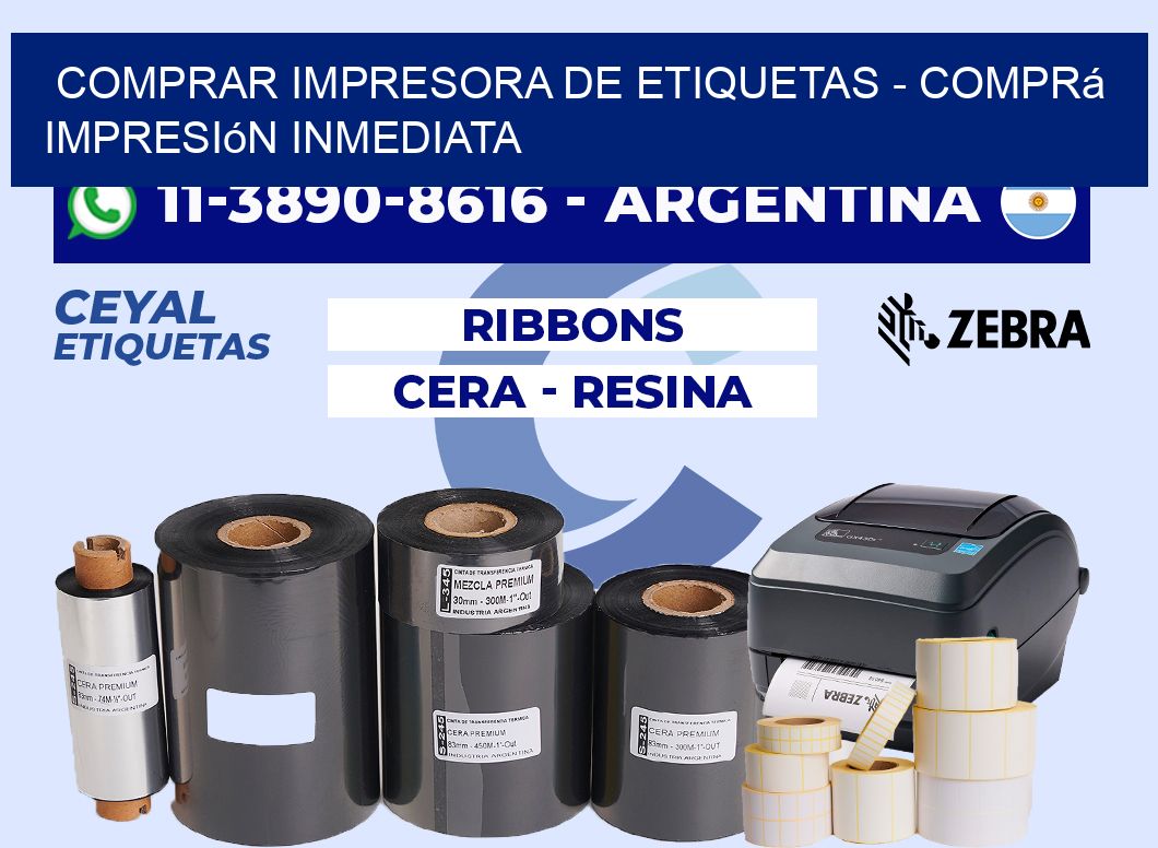 COMPRAR IMPRESORA DE ETIQUETAS - Comprá impresión inmediata