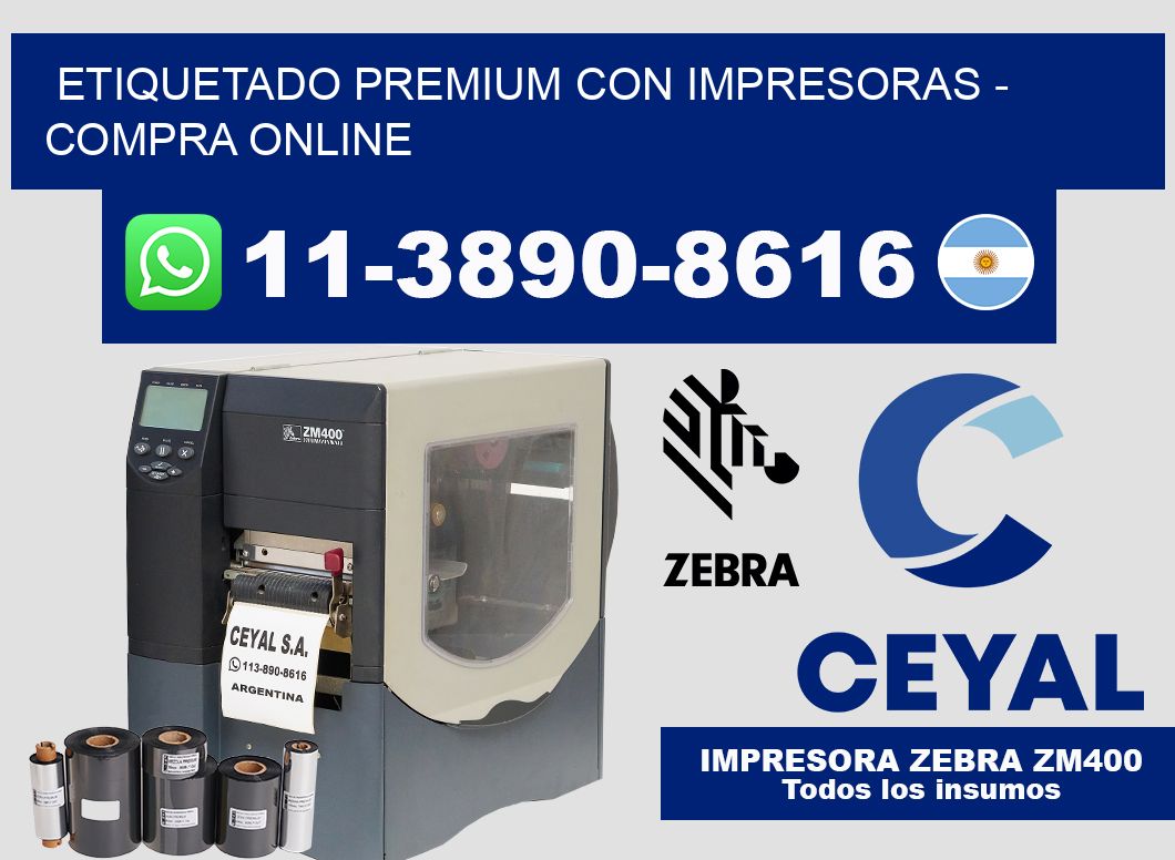 ETIQUETADO PREMIUM CON IMPRESORAS - compra online