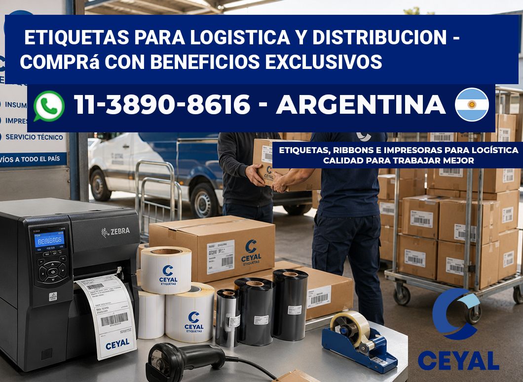 ETIQUETAS PARA LOGISTICA Y DISTRIBUCION – Comprá con beneficios exclusivos