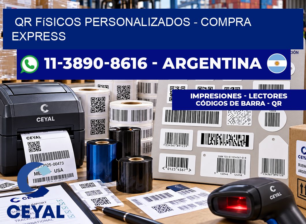 QR Físicos Personalizados - Compra express