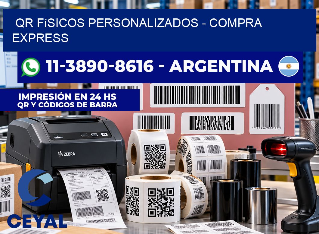 QR Físicos Personalizados - Compra express