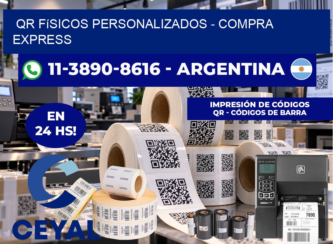 QR Físicos Personalizados - Compra express