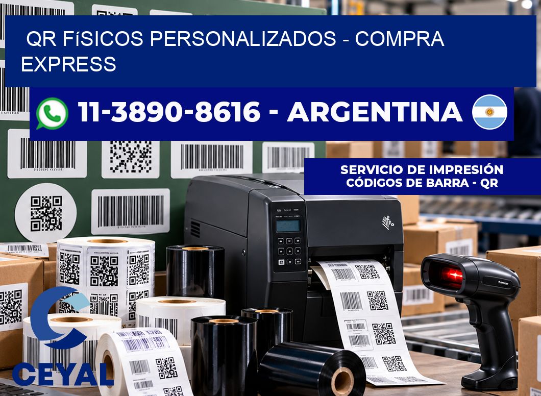 QR Físicos Personalizados – Compra express